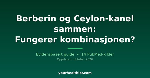 Berberin og Ceylon-kanel sammen: Fungerer kombinasjonen?