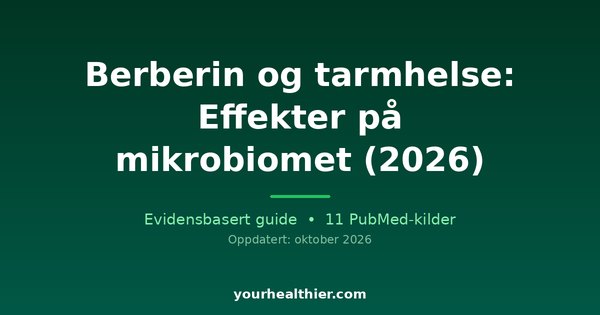 Berberin og tarmhelse: Effekter på mikrobiomet (2026)