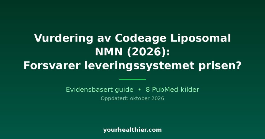 Vurdering av Codeage Liposomal NMN (2026): Forsvarer leveringssystemet prisen?