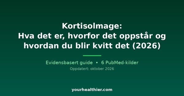 Kortisolmage: Hva det er, hvorfor det oppstår og hvordan du blir kvitt det (2026)