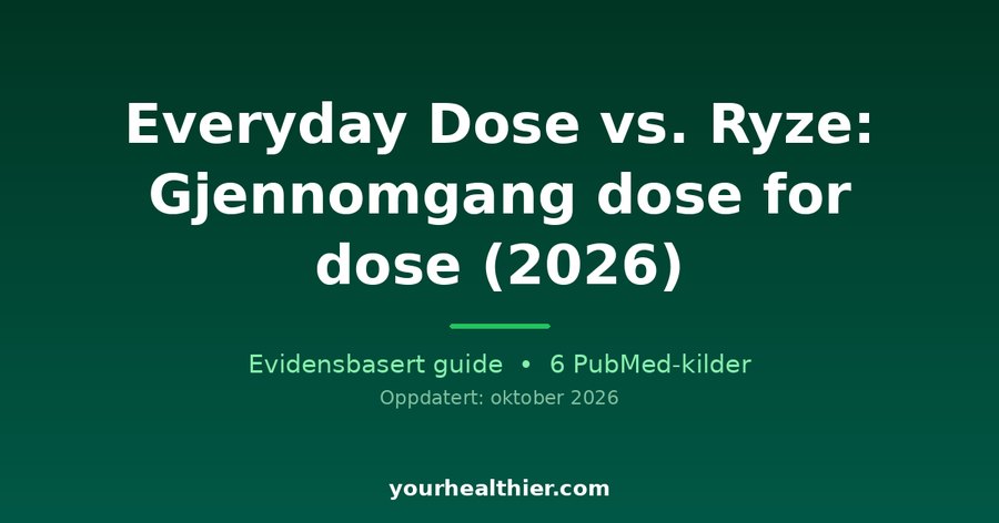 Everyday Dose vs. Ryze: Gjennomgang dose for dose (2026)