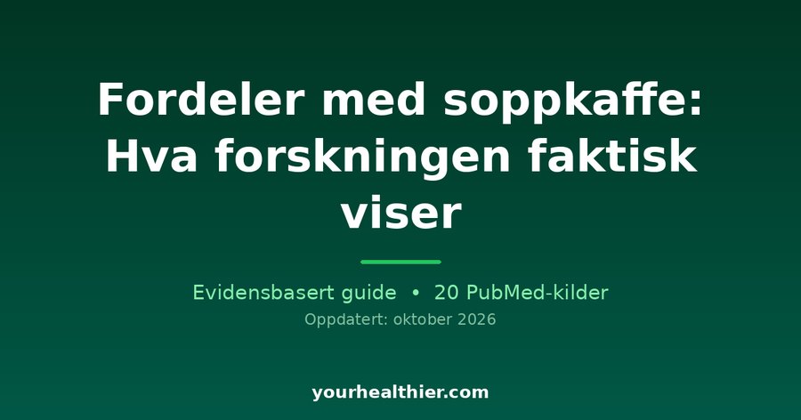 Fordeler med soppkaffe: Hva forskningen faktisk viser