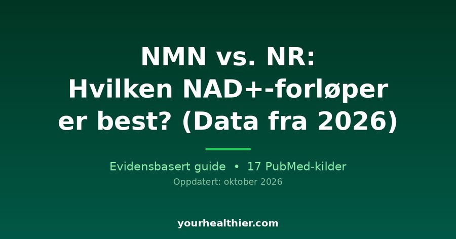 NMN vs. NR: Hvilken NAD+-forløper er best? (Data fra 2026)
